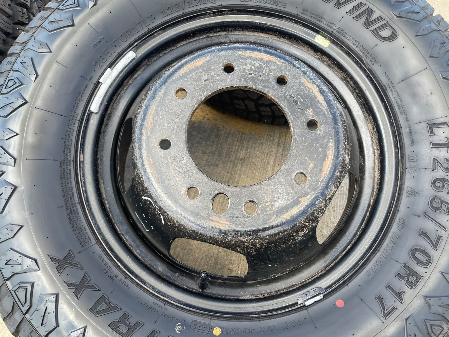 17" Dodge Ram 3500 Dually Laramie 8x200 wheels rims 2703 2704 OEM SET