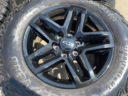 18" Chevy Silverado ZR2 Tahoe TRAIL BOSS GMC OEM 5911 wheels rims GOODYEAR M/T