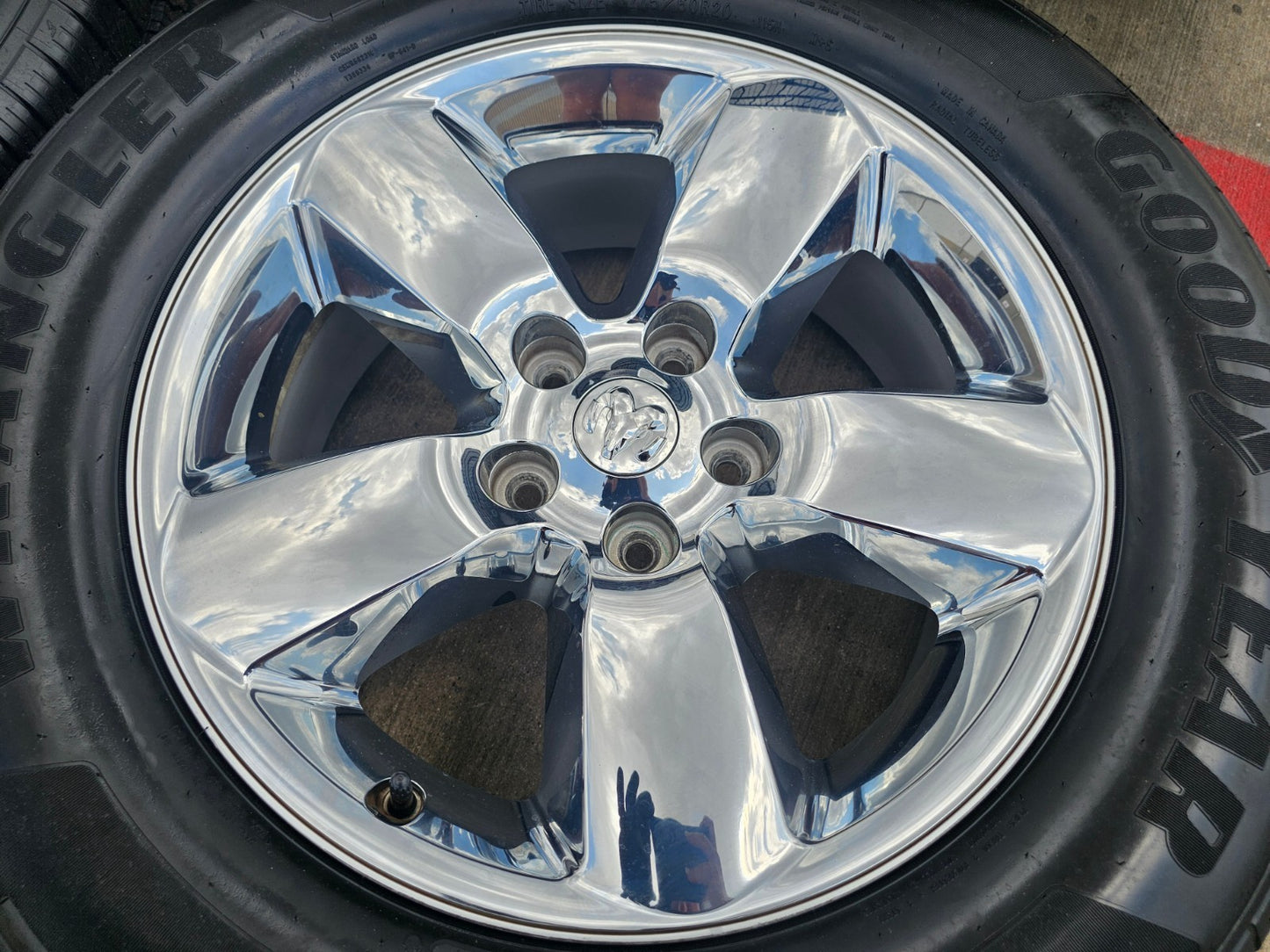20" Dodge Ram 1500 OEM wheels rims 2495 CHROME 5x139 5x5.5 SET