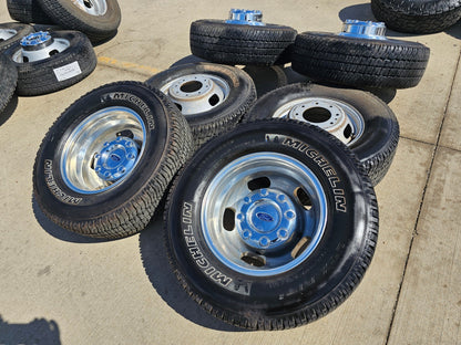 17" Ford F-350 Dually OEM 14077 14078 rims wheels 2023 2024 2025 MICHELIN