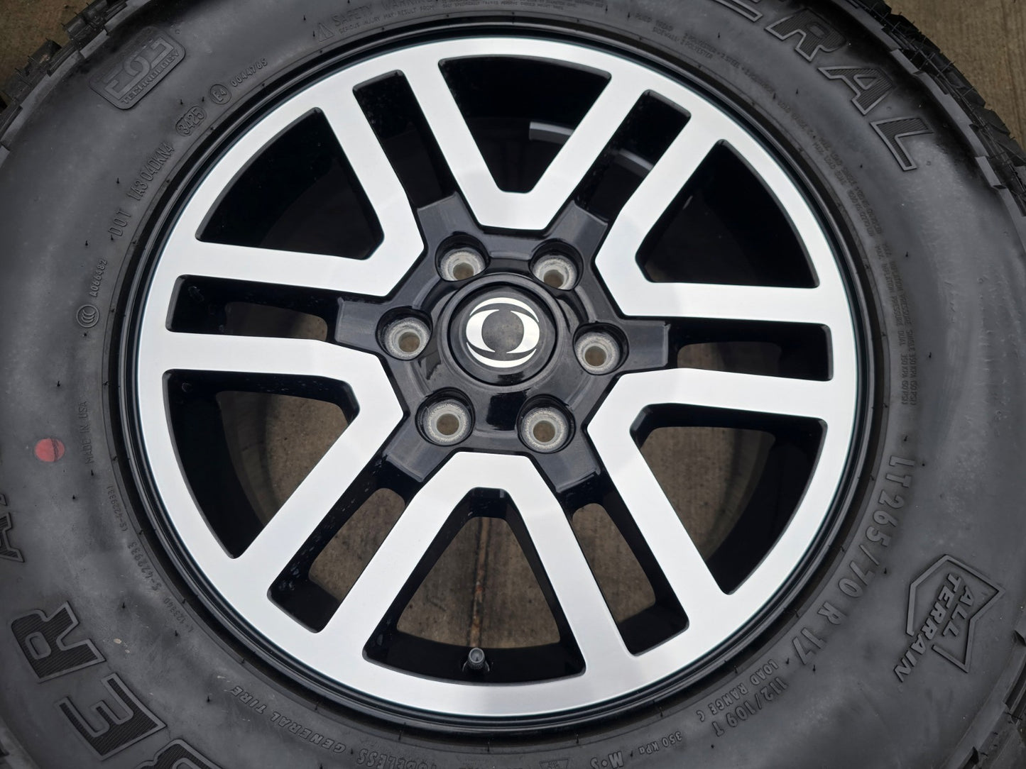 17" INEOS Grenadier OEM 8775 black wheels rims 2023 2024 2025 2026 GENERAL NEW