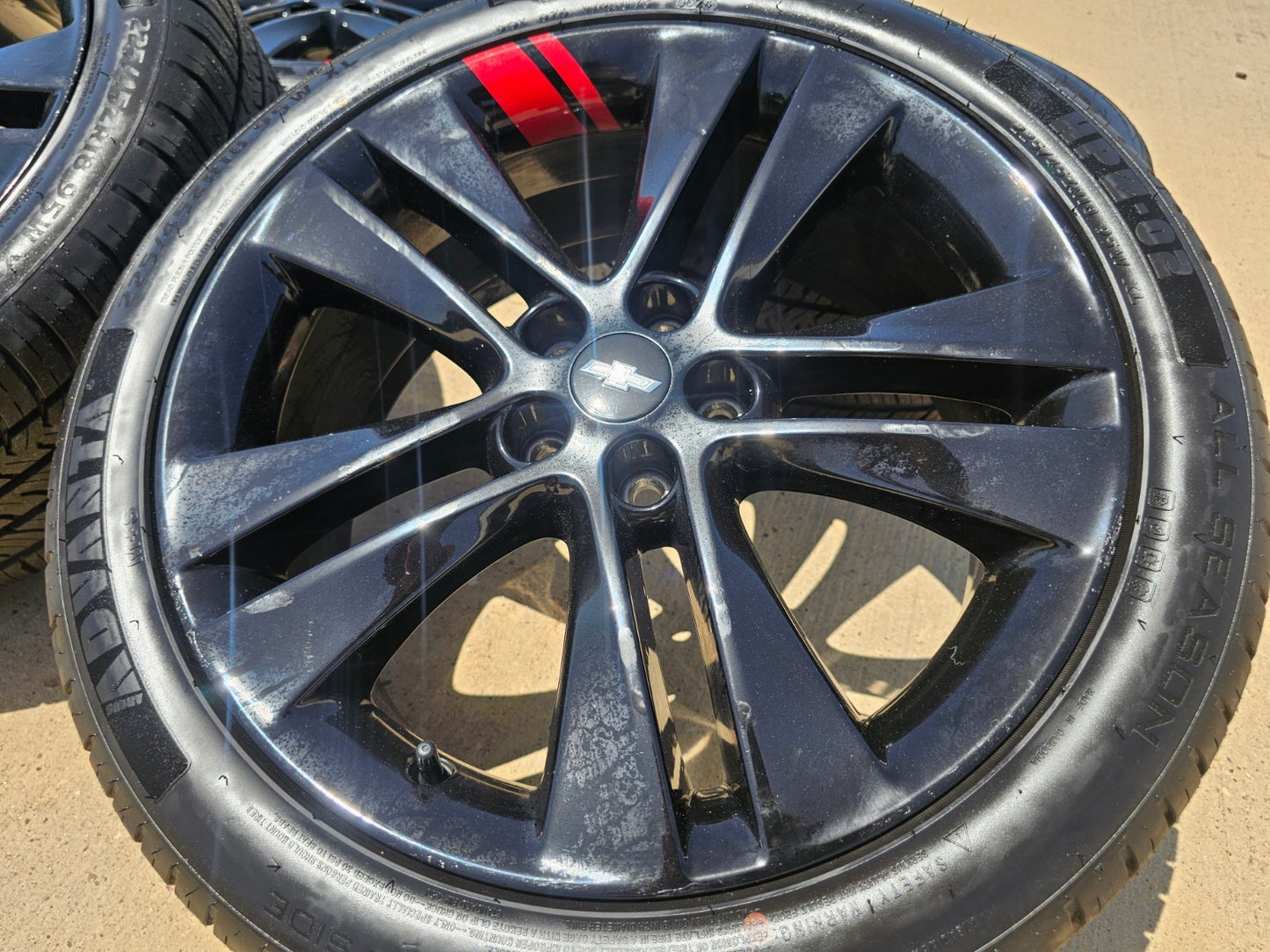 18" Chevy Cruze Trax Sonic REDLINE OEM wheels rims 5477 5828 5x105 tires SET