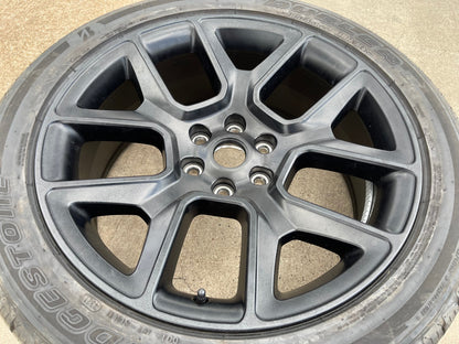 22" Dodge Ram 1500 OEM LIMITED Laramie wheel rim black 2725 2684 BRIDGESTONE
