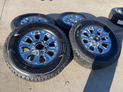 18" Ford F-250 F-350 OEM rims wheels 10097 tires GOODYEAR A/T