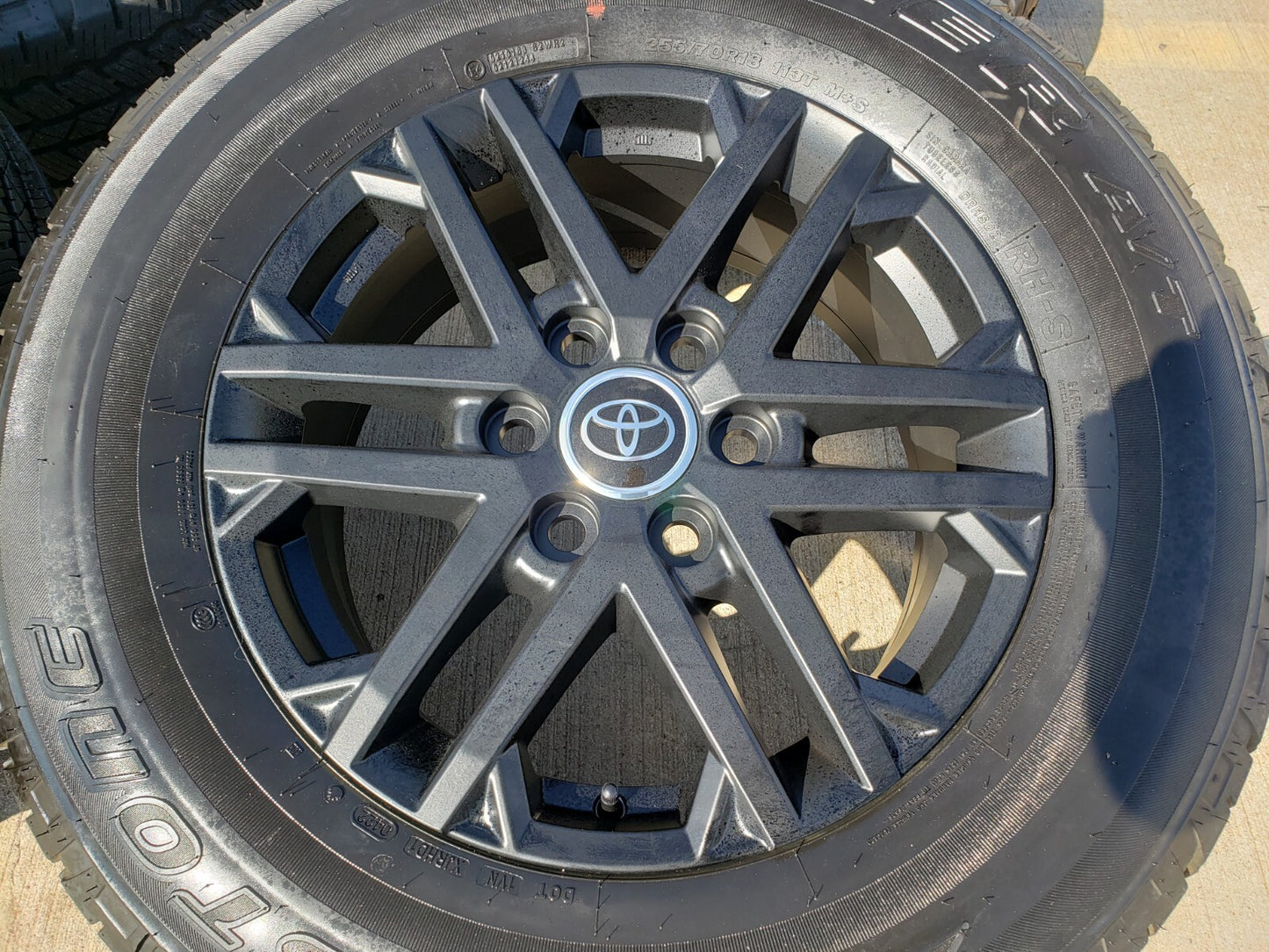 18" Toyota Tundra TRD OEM wheels rims 75281 black Sequoia LX600 2025 2026 NEW