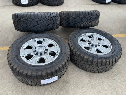 20" Dodge Ram 2500 3500 OEM 2477 CHROME wheels rims tires 35"