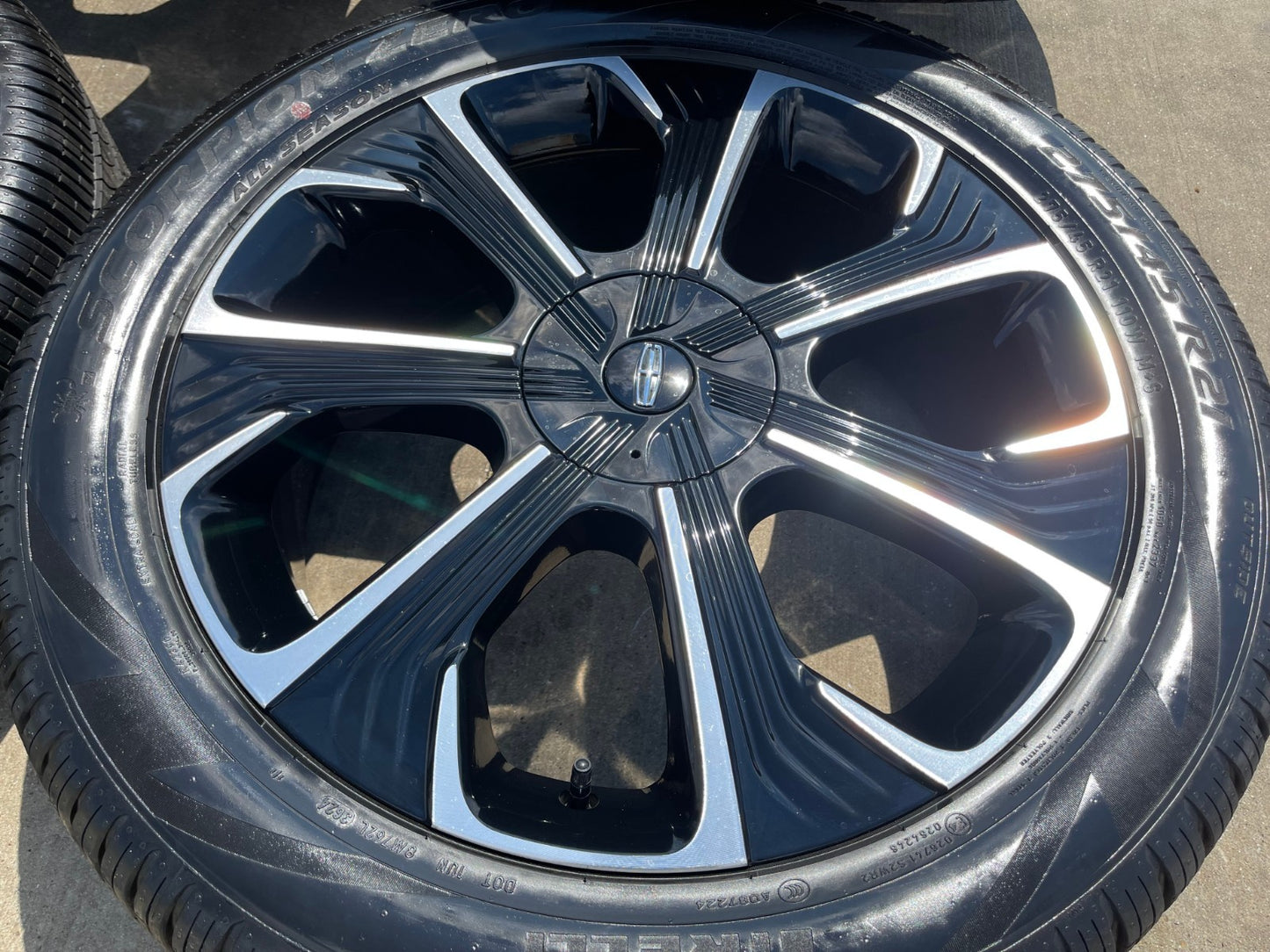 21" Lincoln Nautilus Black Label OEM 10563 rims wheels 2023 2024 2025 2026 NEW