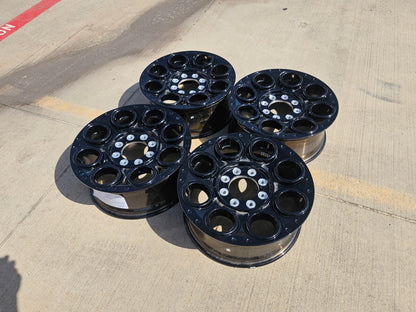 20" Ford F-250 F-350 OEM black Lariat SET 10299 10484 wheels rims 2025 2026 NEW