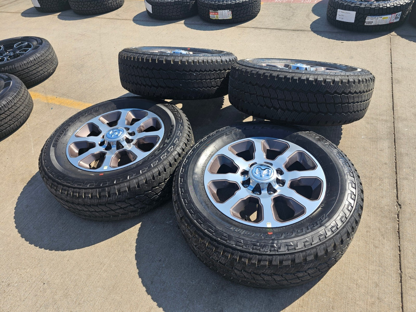 20" Dodge Ram 2500 3500 OEM wheels rims 2698 2699 tires 2023 2024 2025 2026 NEW