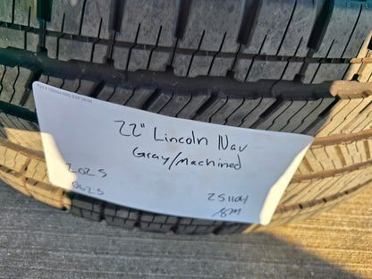 22" Lincoln Navigator OEM 94225 rims wheels BLACK LABEL 2025 2026 MICHELIN NEW