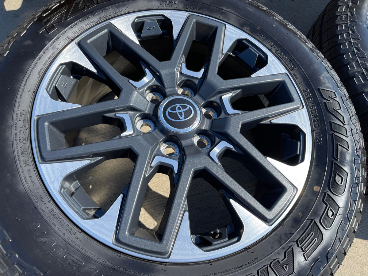 20" Toyota Tundra TRD wheels rims OEM 75276 95295 TSS Sequoia SET FALKEN A/T NEW