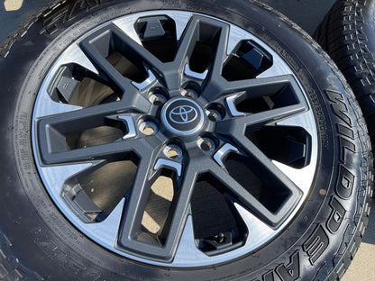 20" Toyota Tundra TRD wheels rims OEM 75276 95295 TSS Sequoia SET FALKEN A/T NEW