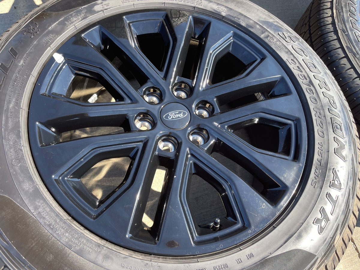20" Ford F-150 LARIAT OEM 10619 rims wheels Expedition 2026 2027 SET PIRELLI
