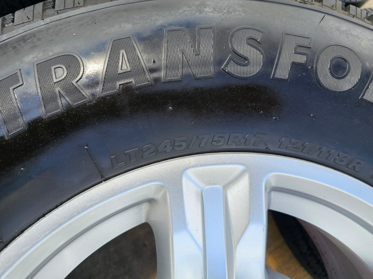 17" Ford F-250 F-350 OEM 10096 wheels rims tires FIRESTONE H/T SET