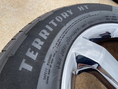 20" Ford F-150 OEM rim wheel CHROME 10347 Expedition spare GOODYEAR NICE