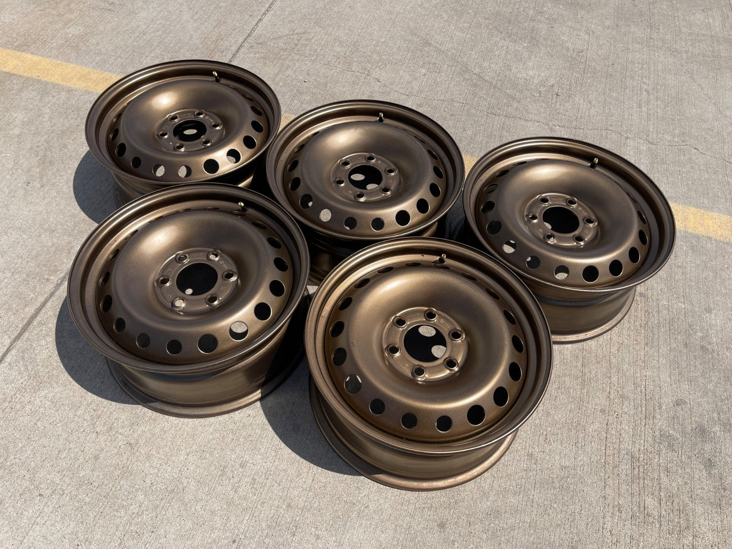 NEW 17" INEOS Grenadier OEM steel wheels rims SET BRONZE 2024-2027