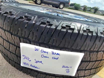 (1) 20" Chevy Silverado Tahoe Suburban chrome OEM 5416 wheel rim tire spare