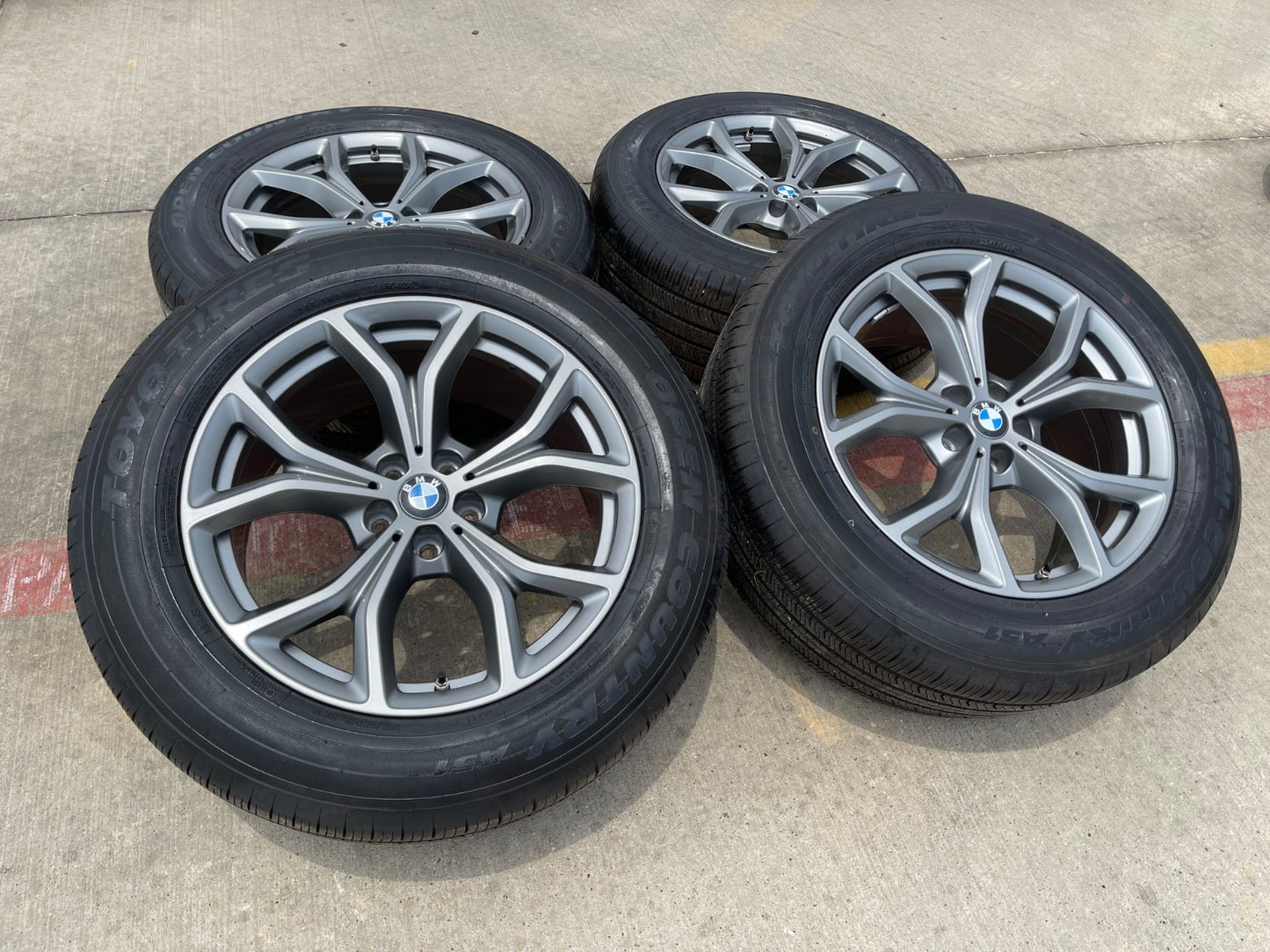 19" BMW X5 X6 X7 OEM 86458 Style 735 wheels rims SET FITS 2019-2027
