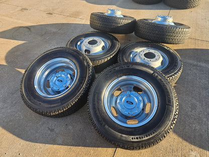17" Ford F-350 Dually OEM 10477 10478 rims wheels MICHELIN 2023 2024 2025 2026
