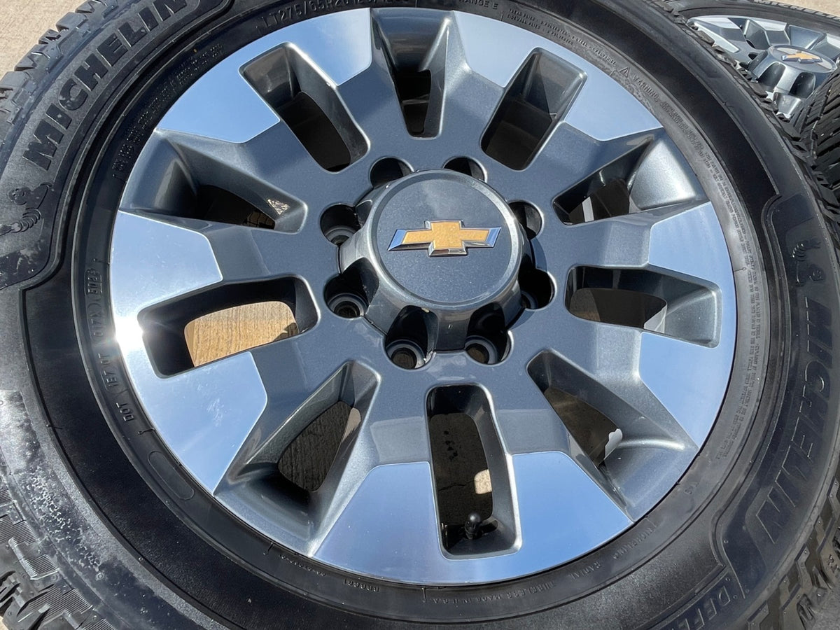 20" Chevy Silverado GMC Sierra 2500 3500 OEM 5960 5947 wheels rims SET MICHELIN