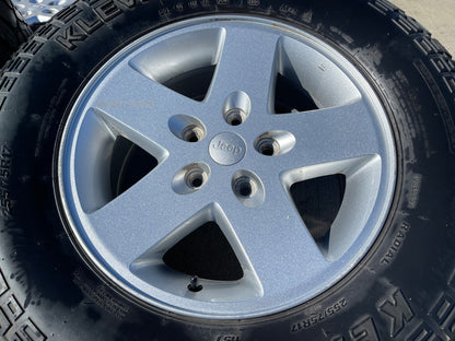 17" Jeep Gladiator OEM wheels rims 9074 Wrangler Kenda Klever A/T