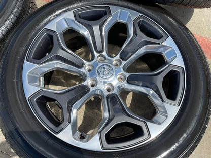NEW 22" Dodge Ram 1500 OEM LIMITED wheels rims SET RIM# 2685 FITS 2019-2027