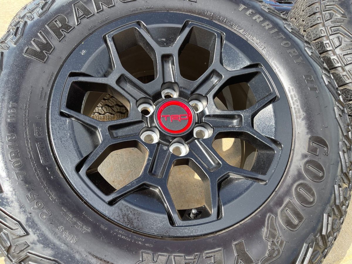 18" Toyota Tacoma 4Runner TRD OEM 95972 wheels rims SET 2025 2026 2027 GOODYEAR