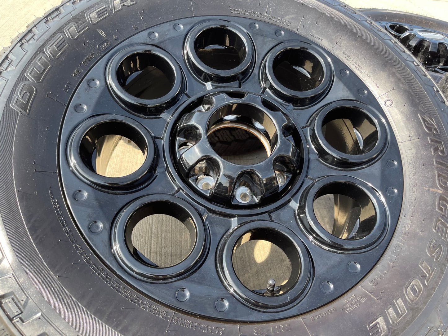 20" Ford F-250 F-350 OEM black Lariat wheels rims 10299 10484 tires NEW