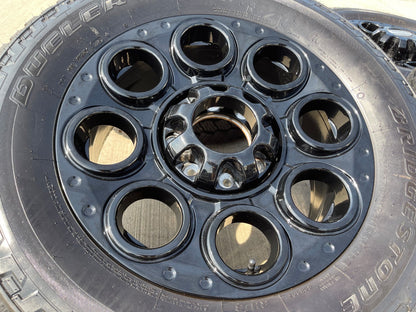 20" Ford F-250 F-350 OEM black Lariat wheels rims 10299 10484 tires NEW