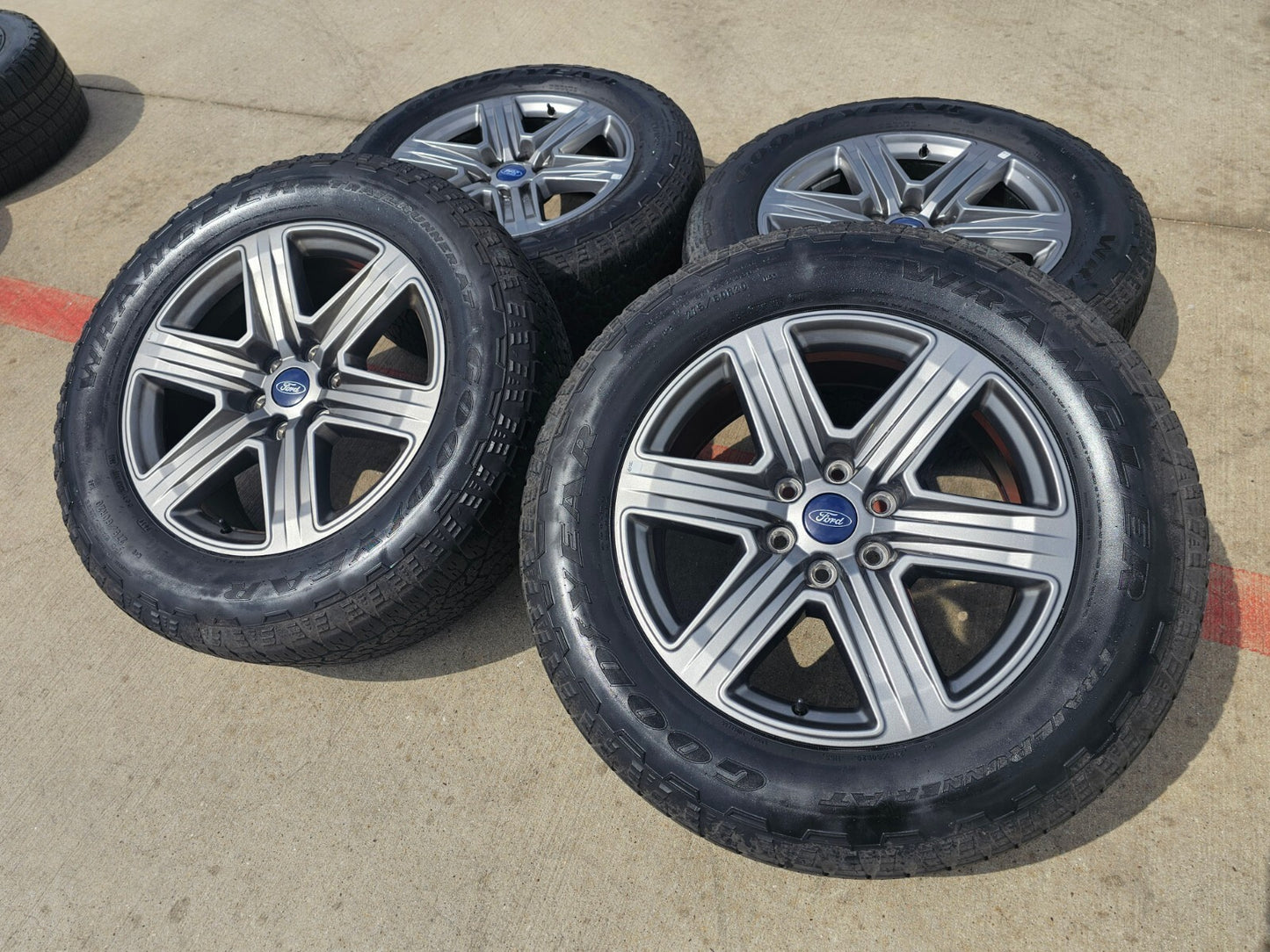 20" Ford F-150 FX-4 Expedition OEM 10172 wheels rims tires SET GOODYEAR