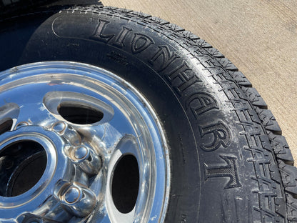 16" Ford F-250 F-350 Excursion OEM 3408 polished wheels rims tires