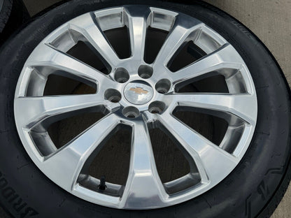 22" Chevy Silverado High Country OEM 5922 wheels rims Tahoe 2022 2023 2024 NEW