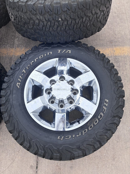 18" GMC Sierra AT4X Chevy Silverado 2500 3500 OEM wheels rims SET RIM# 5702 BFG