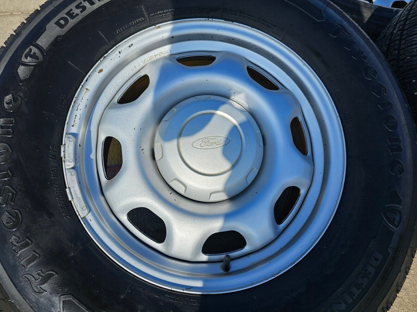 17" Ford F-150 OEM rims wheels 3857 tires steel 2020 2021 2022 2023 2024