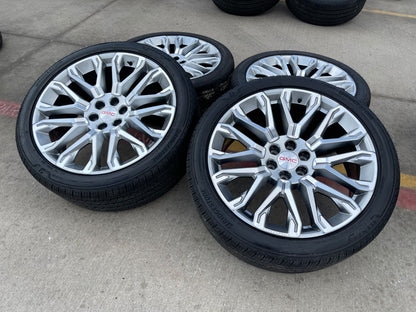 24" GMC Yukon Sierra Denali Chevy Tahoe LTZ OEM 10067 wheels rims 2026 2027 NEW