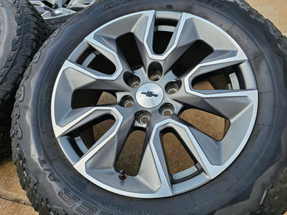 20" Chevy Silverado 1500 Tahoe Suburban OEM 5915 5916 wheels rims DUELER A/T