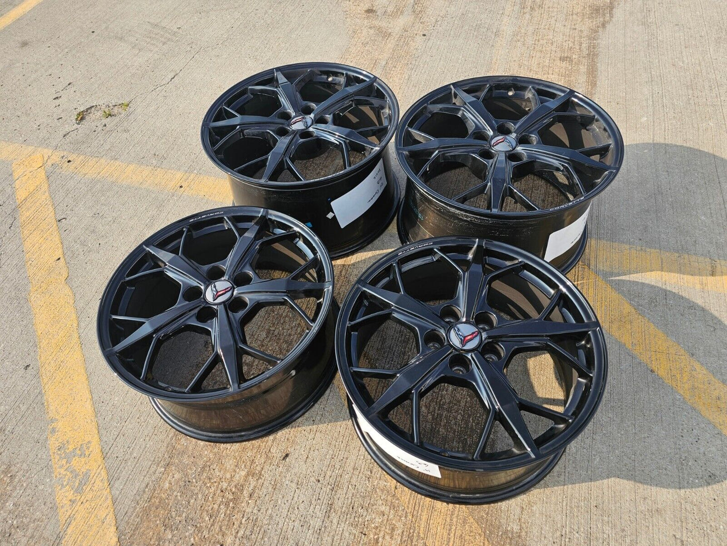 19" + 20" Chevy Corvette C8 OEM rims 14011 14012 2022 2023 2024 2025 2026