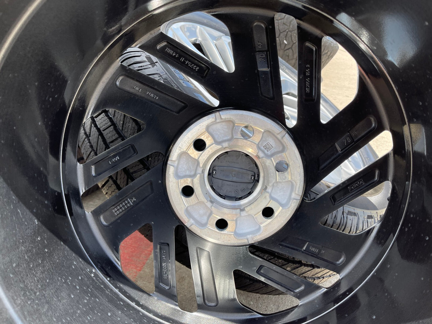 22" Lincoln Navigator OEM 94225 rims wheels BLACK LABEL 2025 2026 MICHELIN NEW
