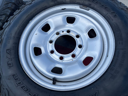 17" Ram 2500 3500 Laramie Power Wagon OEM 2497 wheels rims BFG KO2 A/T