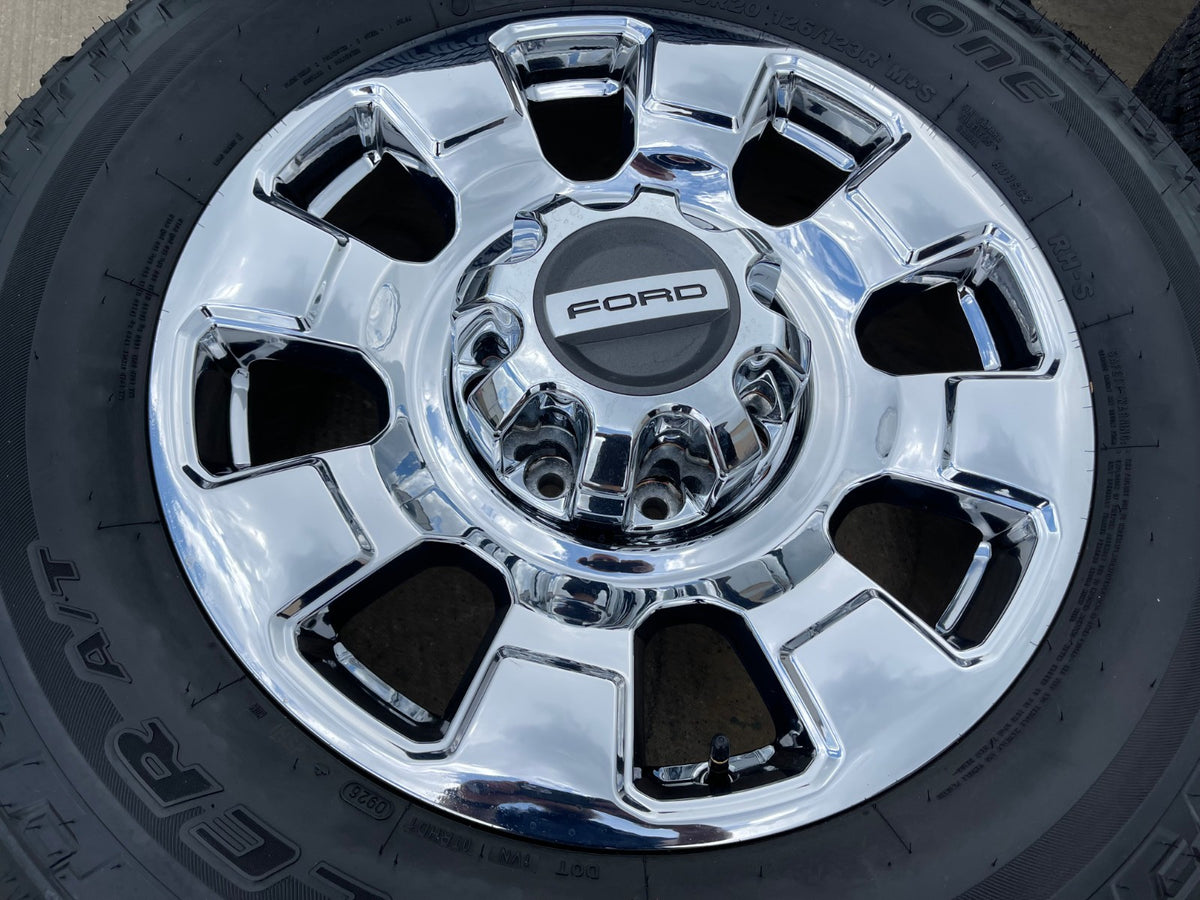 20" Ford F-250 F-350 OEM KING RANCH 10295 25085 10552 chrome wheels rims SET NEW