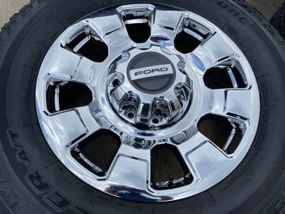 20" Ford F-250 F-350 OEM KING RANCH 10295 25085 10552 chrome wheels rims SET NEW