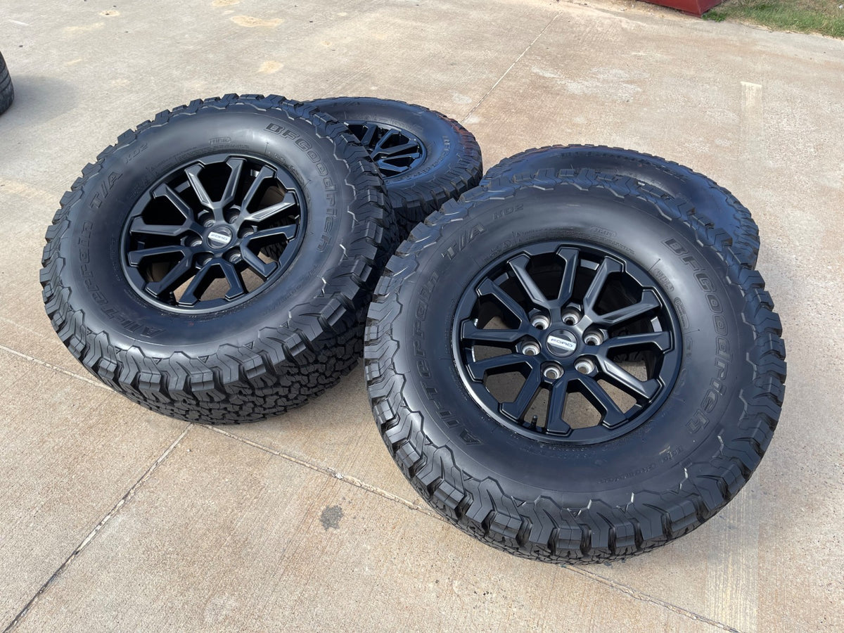 17" Ford F-150 Raptor OEM 10611 rims wheels Bronco 2026 2027 BFG 35" NEW SET