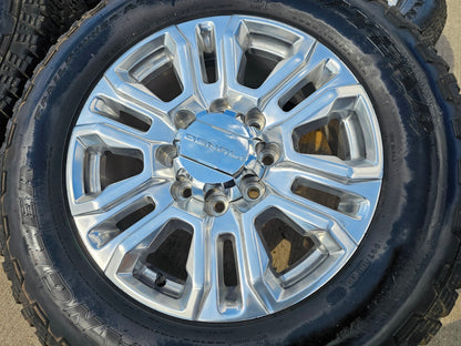 20" GMC Sierra Denali 2500 3500 OEM 5957 wheels rims tires 2024 2025 2026 NEW