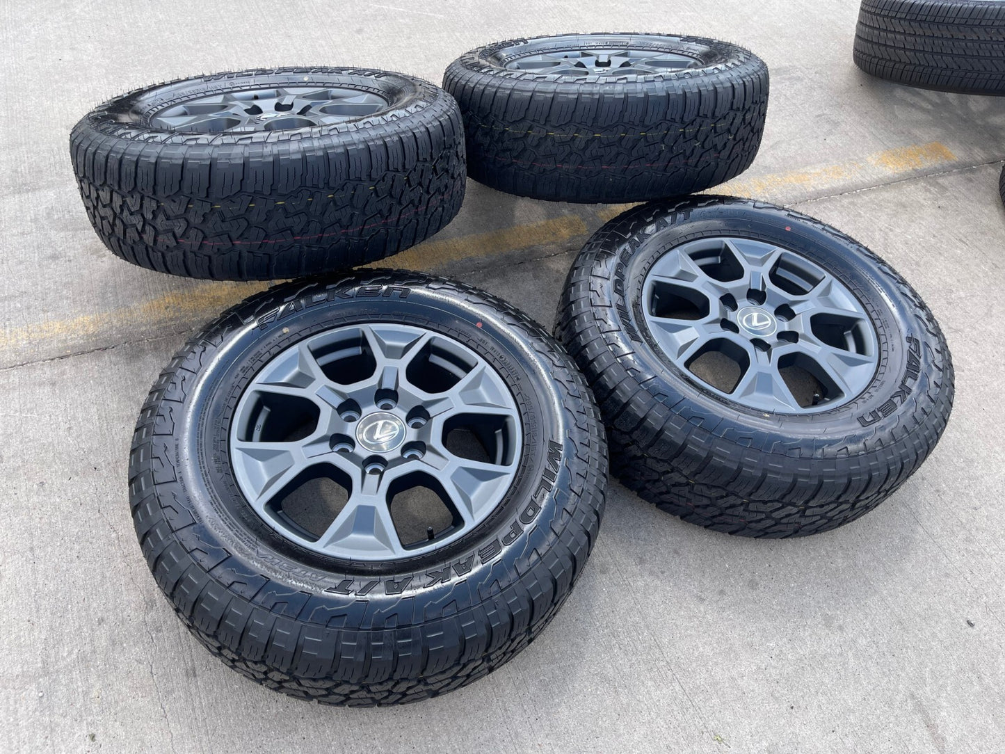 18" Lexus GX550 OEM 10544 wheels rims Land Cruiser Tundra Sequoia NEW FALKEN AT3