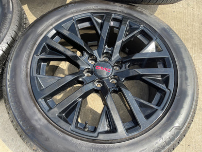 22" GMC Yukon Sierra OEM Chevy Silverado Tahoe 5903 wheels rims BRIDGESTONE SET