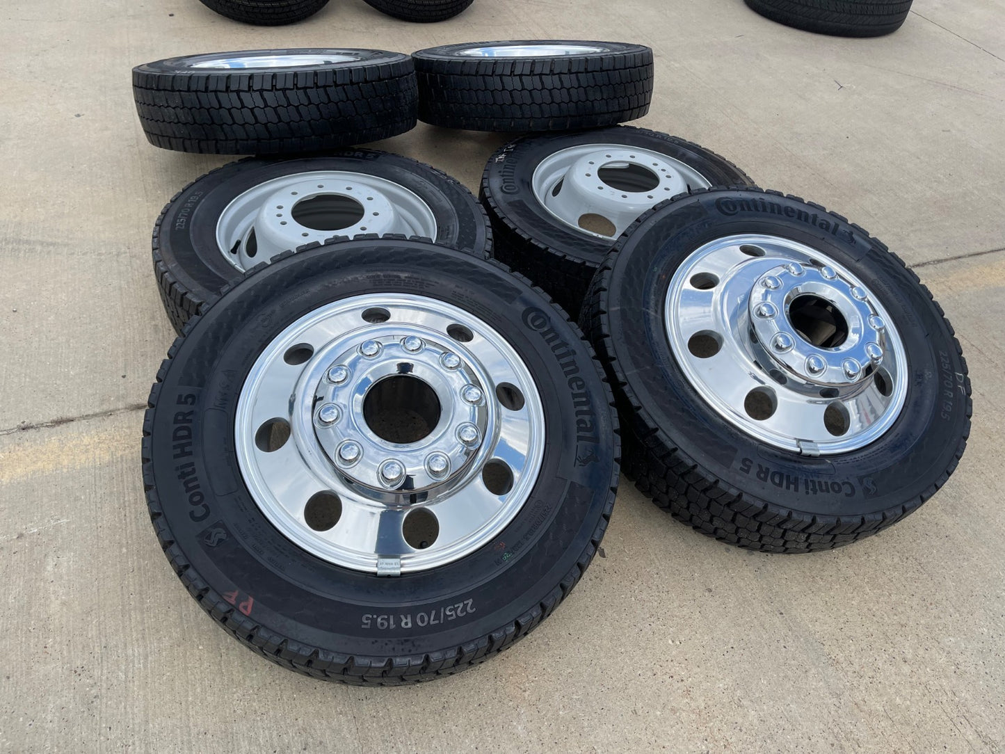 19.5" Ford F-450 Dually F-550 rims wheels RAM 4500 OEM 10x225 2025 2026 2027 SET