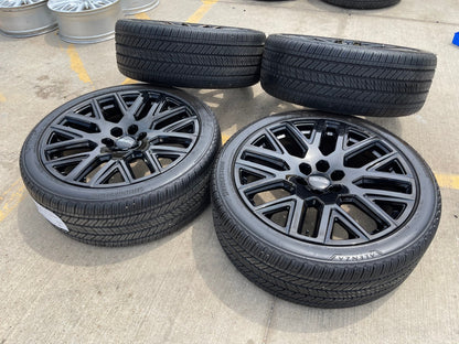 24" GMC Yukon Sierra DENALI OEM wheels rims black 2022 2023 2024 2025 2026 NEW