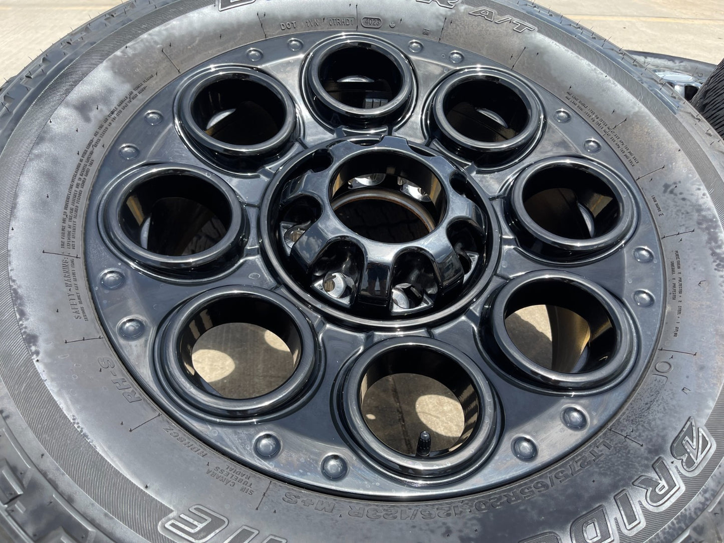 20" Ford F-250 F-350 OEM black TREMOR wheels rims 10299 10484 FITS 2005-2027