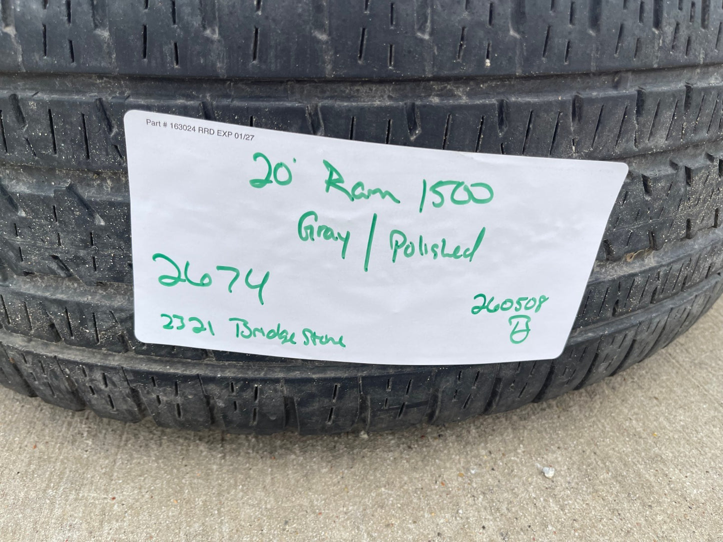20" Dodge Ram 1500 OEM Laramie wheels rims 2674 tires DISCOUNTED