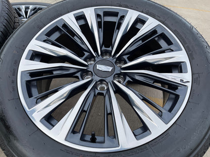 NEW 22" Cadillac Escalade V Platinum OEM 4882 wheels rims SET 2023-2027